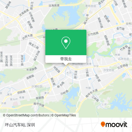 坪山汽车站地图