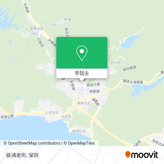 葵涌老街地图