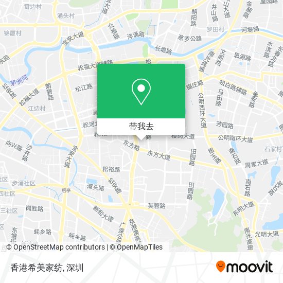 香港希美家纺地图