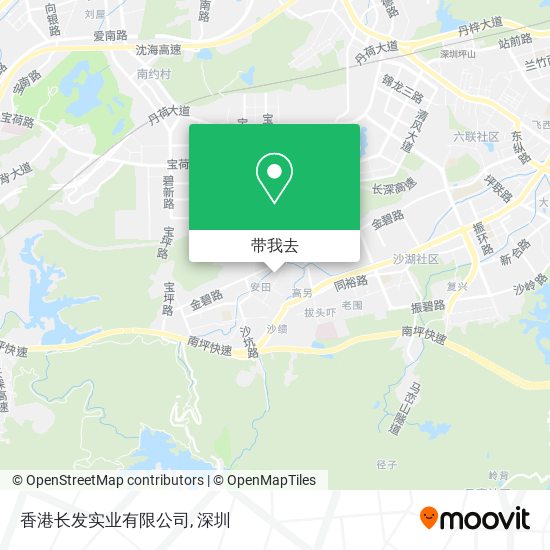 香港长发实业有限公司地图