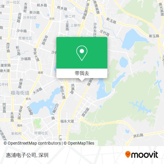 惠浦电子公司地图