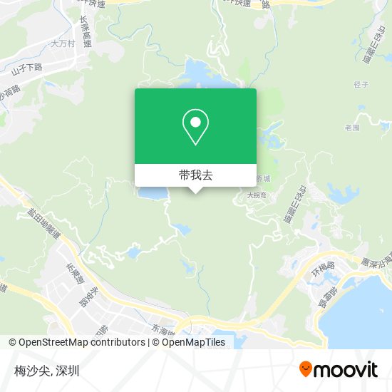 梅沙尖地图