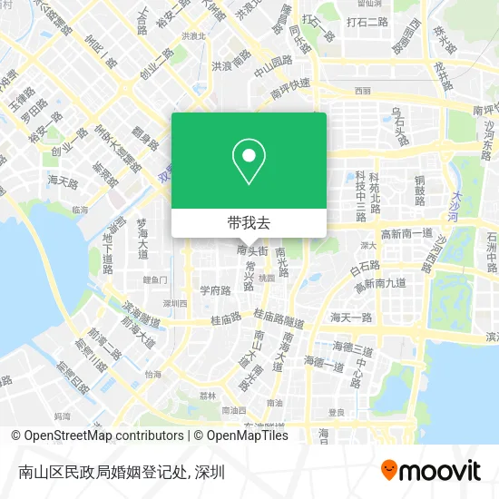 南山区民政局婚姻登记处地图