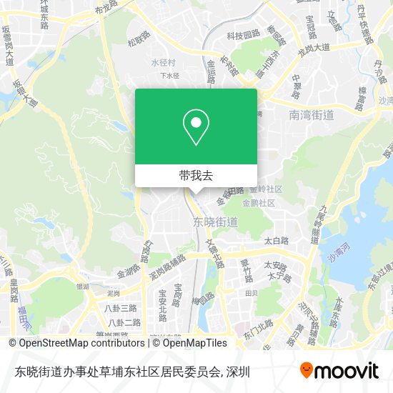 东晓街道办事处草埔东社区居民委员会地图