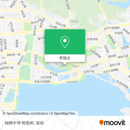 锦绣中华·民俗村地图