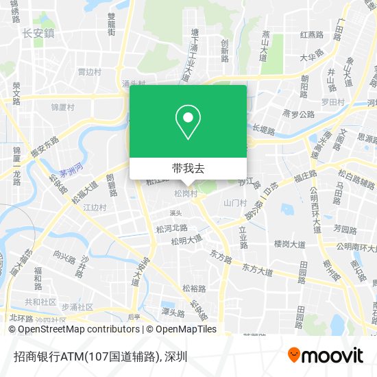 招商银行ATM(107国道辅路)地图