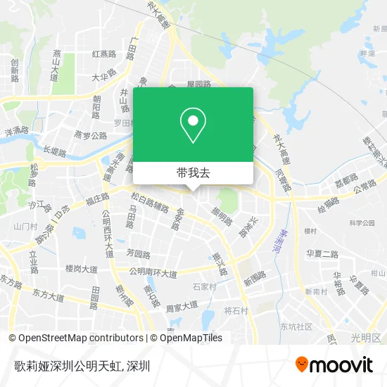 歌莉娅深圳公明天虹地图