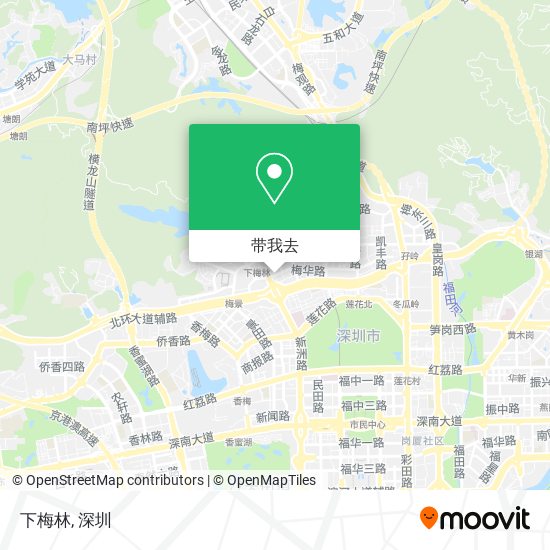 下梅林地图