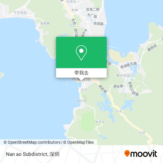 Nan ao Subdistrict地图