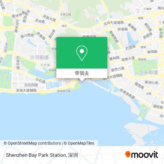 Shenzhen Bay Park Station地图