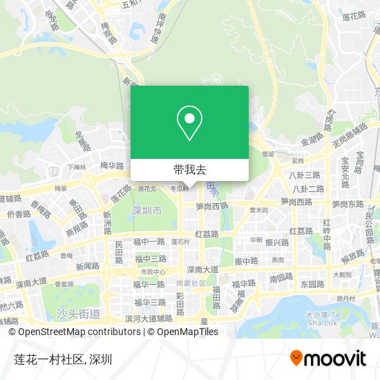 莲花一村社区地图