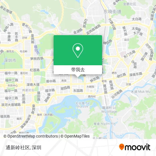 通新岭社区地图