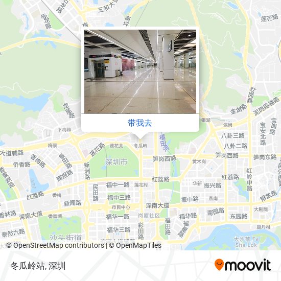 冬瓜岭站地图