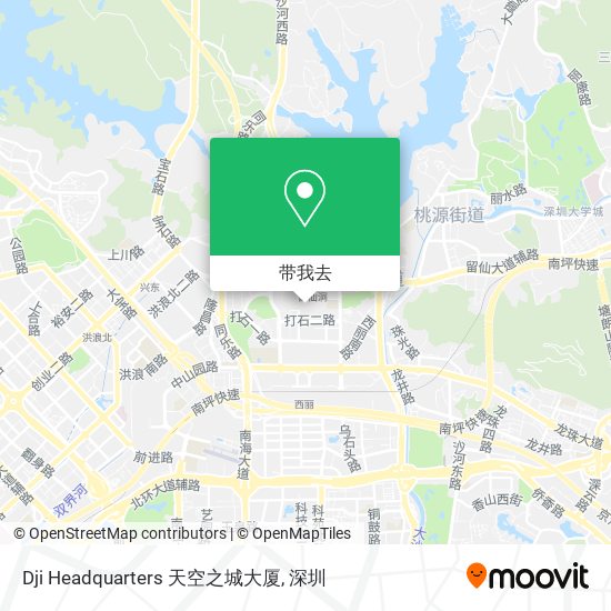 Dji Headquarters 天空之城大厦地图