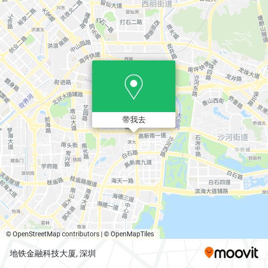 地铁金融科技大厦地图