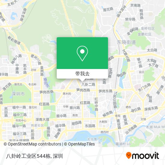 八卦岭工业区544栋地图