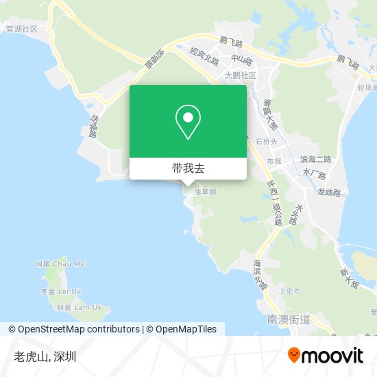 老虎山地图