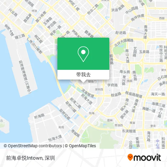 前海卓悦Intown地图