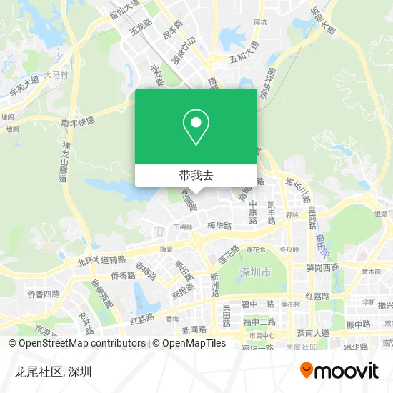 龙尾社区地图