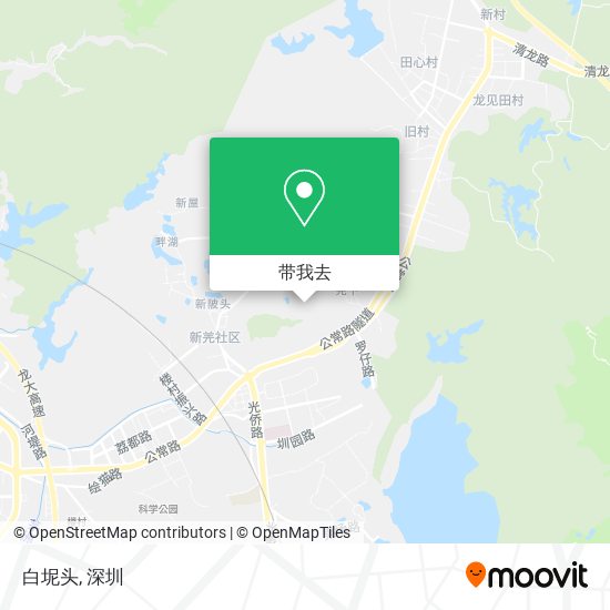 白坭头地图