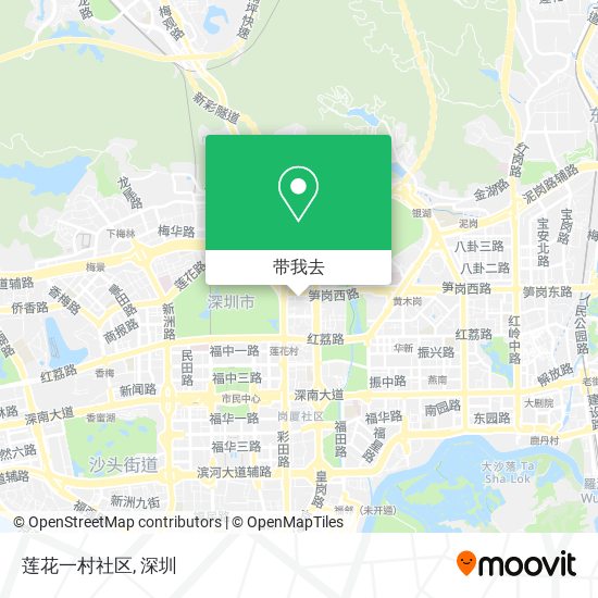 莲花一村社区地图