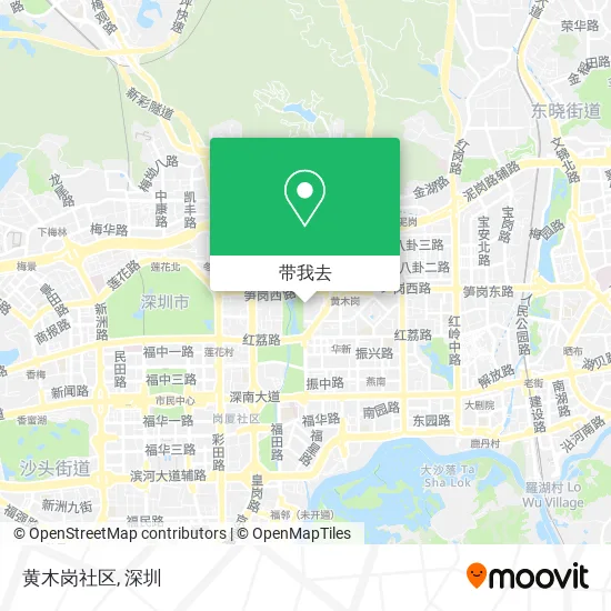 黄木岗社区地图