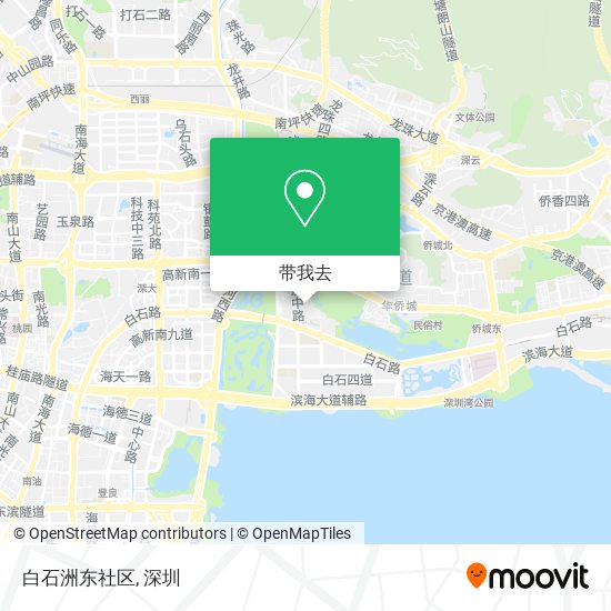 白石洲东社区地图