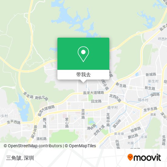 三角陂地图