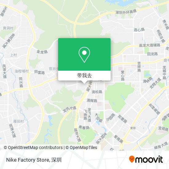 Nike Factory Store地图
