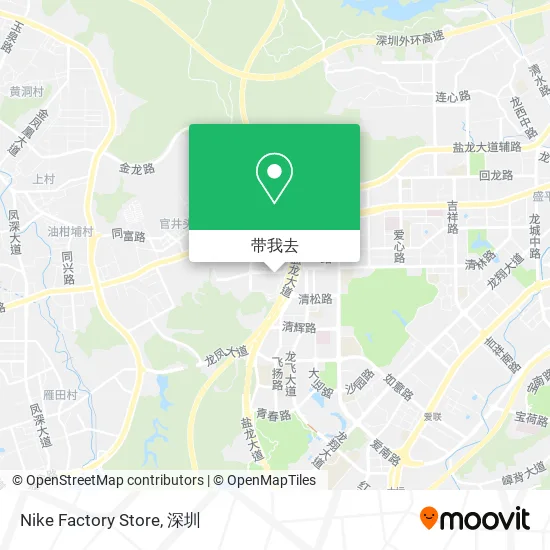 Nike Factory Store地图