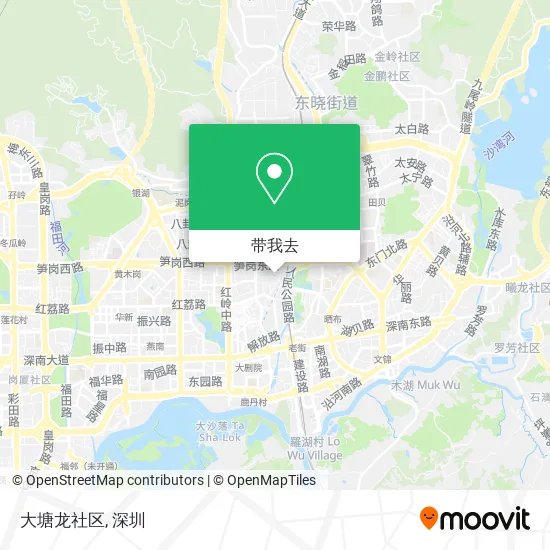 大塘龙社区地图