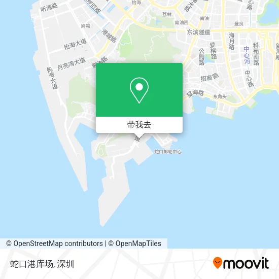 蛇口港库场地图