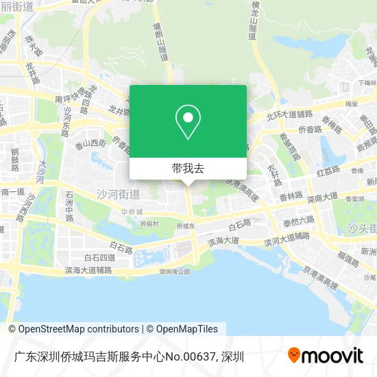 广东深圳侨城玛吉斯服务中心No.00637地图