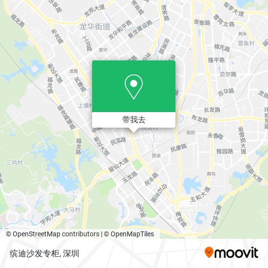 缤迪沙发专柜地图
