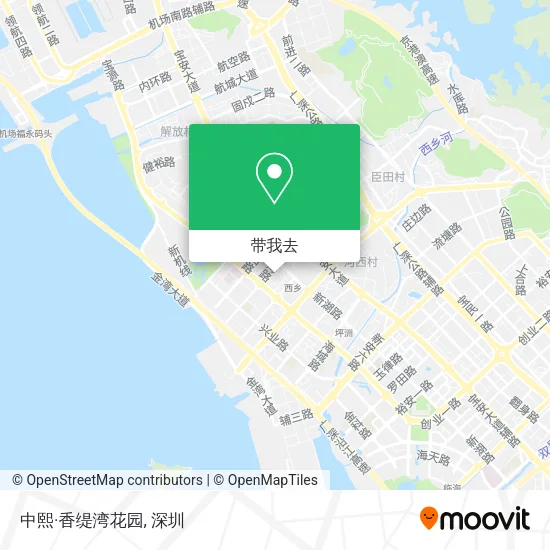 中熙·香缇湾花园地图