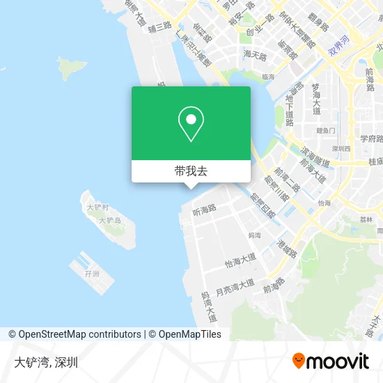 大铲湾地图