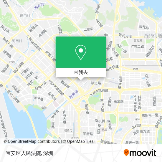 宝安区人民法院地图