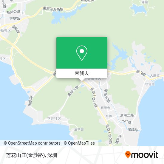 莲花山庄(金沙路)地图