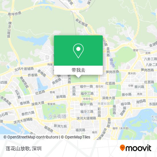 莲花山放歌地图