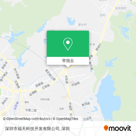 深圳市福天科技开发有限公司地图