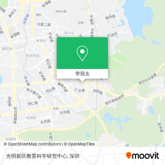 光明新区教育科学研究中心地图