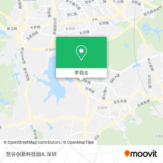 慧谷创新科技园A地图