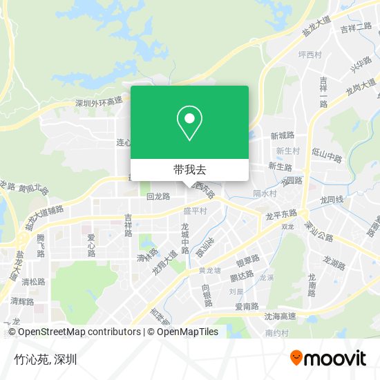 竹沁苑地图