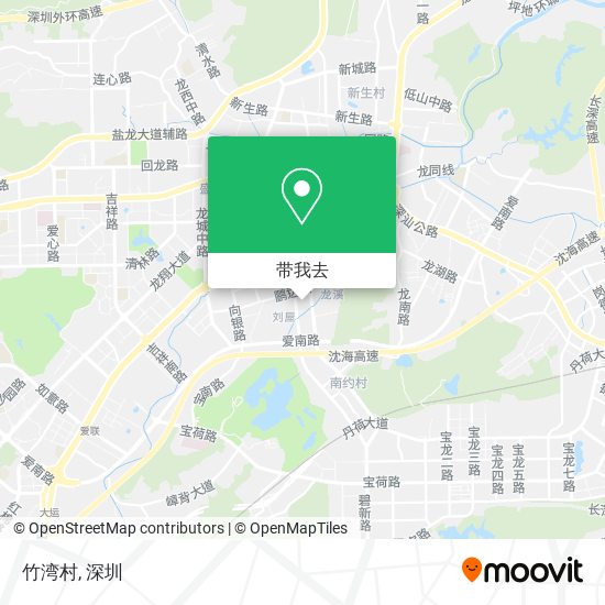 竹湾村地图
