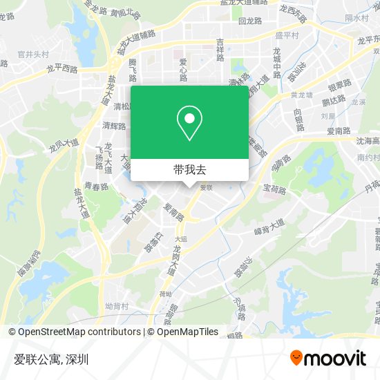 爱联公寓地图