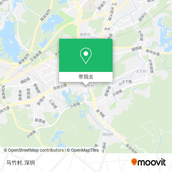 马竹村地图