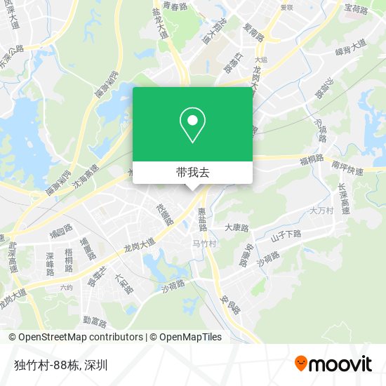 独竹村-88栋地图