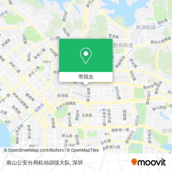 南山公安分局机动训练大队地图
