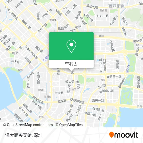 深大商务宾馆地图