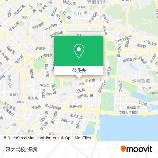 深大驾校地图